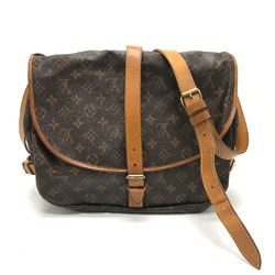 Louis Vuitton M42256 Monogram Crossbody Shoulder Bag Brown