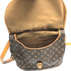 Louis Vuitton M42256 Monogram Crossbody Shoulder Bag Brown