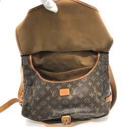 Louis Vuitton M42256 Monogram Crossbody Shoulder Bag Brown