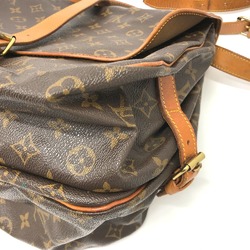 Louis Vuitton M42256 Monogram Crossbody Shoulder Bag Brown