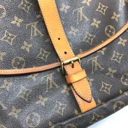 Louis Vuitton M42256 Monogram Crossbody Shoulder Bag Brown