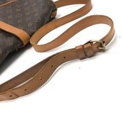 Louis Vuitton M42256 Monogram Crossbody Shoulder Bag Brown