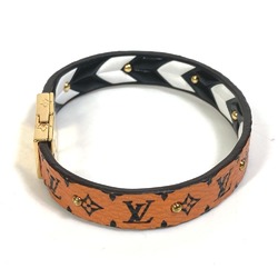 Louis Vuitton M6774F Monogram Accessories Bracelet Brown White x Black