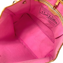 Louis Vuitton M95561 Murakami Takashi-MOCA Limited Collection Bag Hand Bag Tote Bag Brown/Pink Based