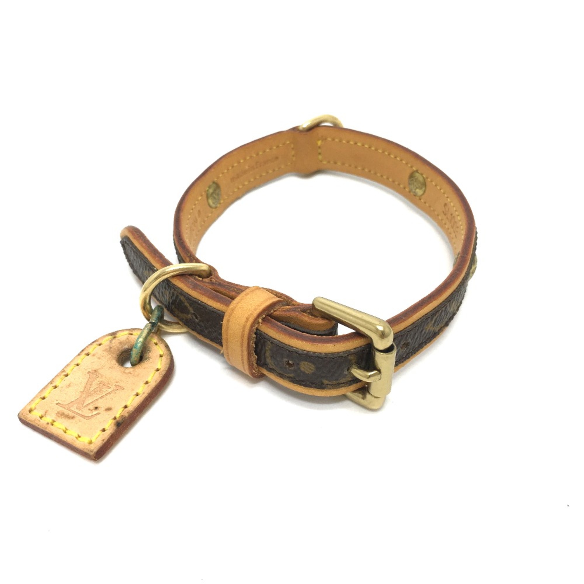 Louis Vuitton M58071 Monogram for dogs/pets Collar Brown