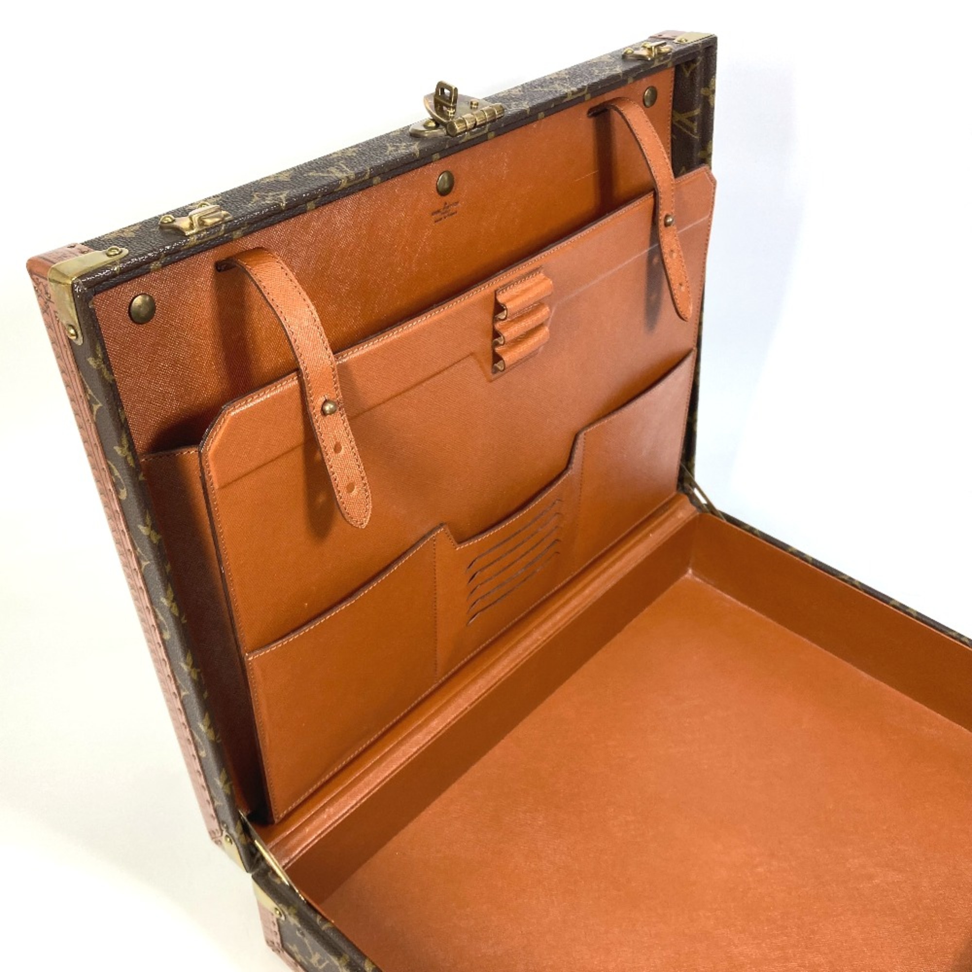 Louis Vuitton M21423 Monogram Attache case Trunk Brown