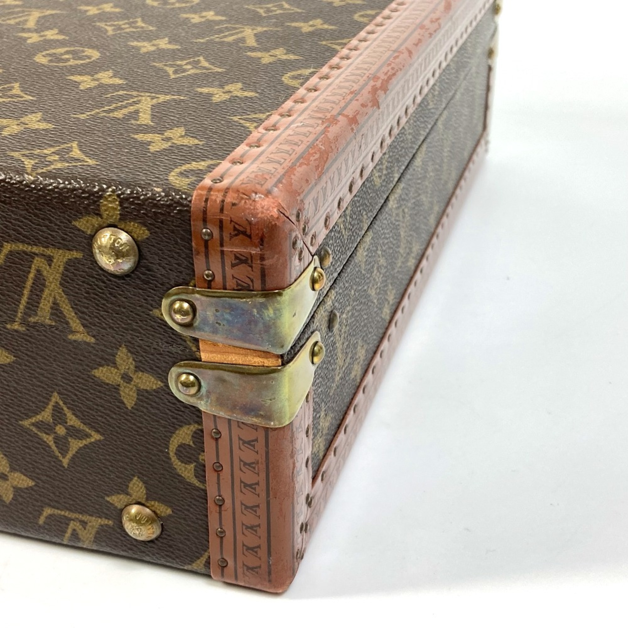 Louis Vuitton M21423 Monogram Attache case Trunk Brown