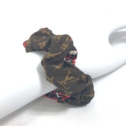 Louis Vuitton M77011 Monogram leopard leopard leopard 1 item only Hair elastic accessories Shush Brown Red