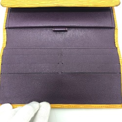 Louis Vuitton M63389 Epi wallet/long wallet Long Wallet Tassiri Yellow purple GoldHardware