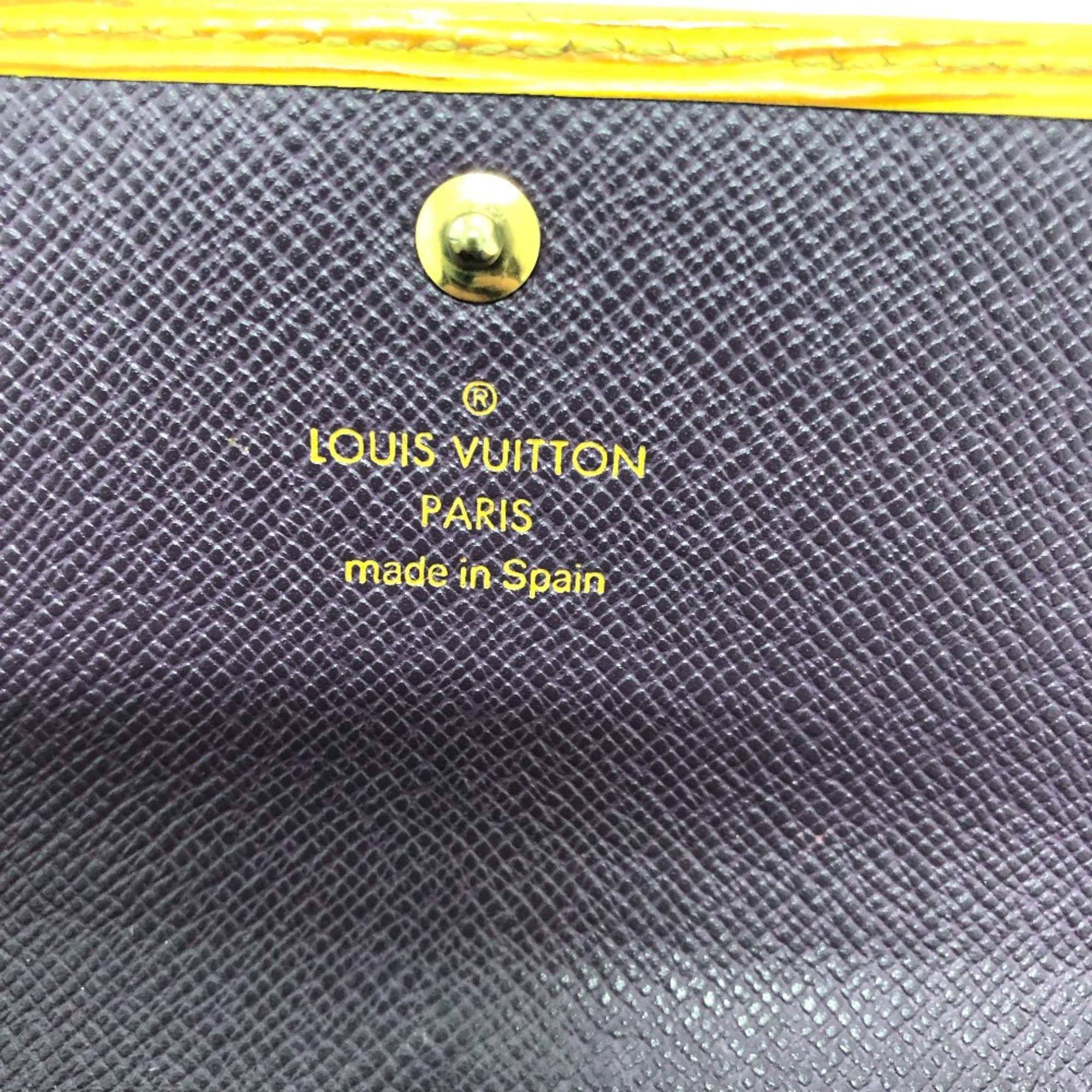 Louis Vuitton M63389 Epi wallet/long wallet Long Wallet Tassiri Yellow purple GoldHardware