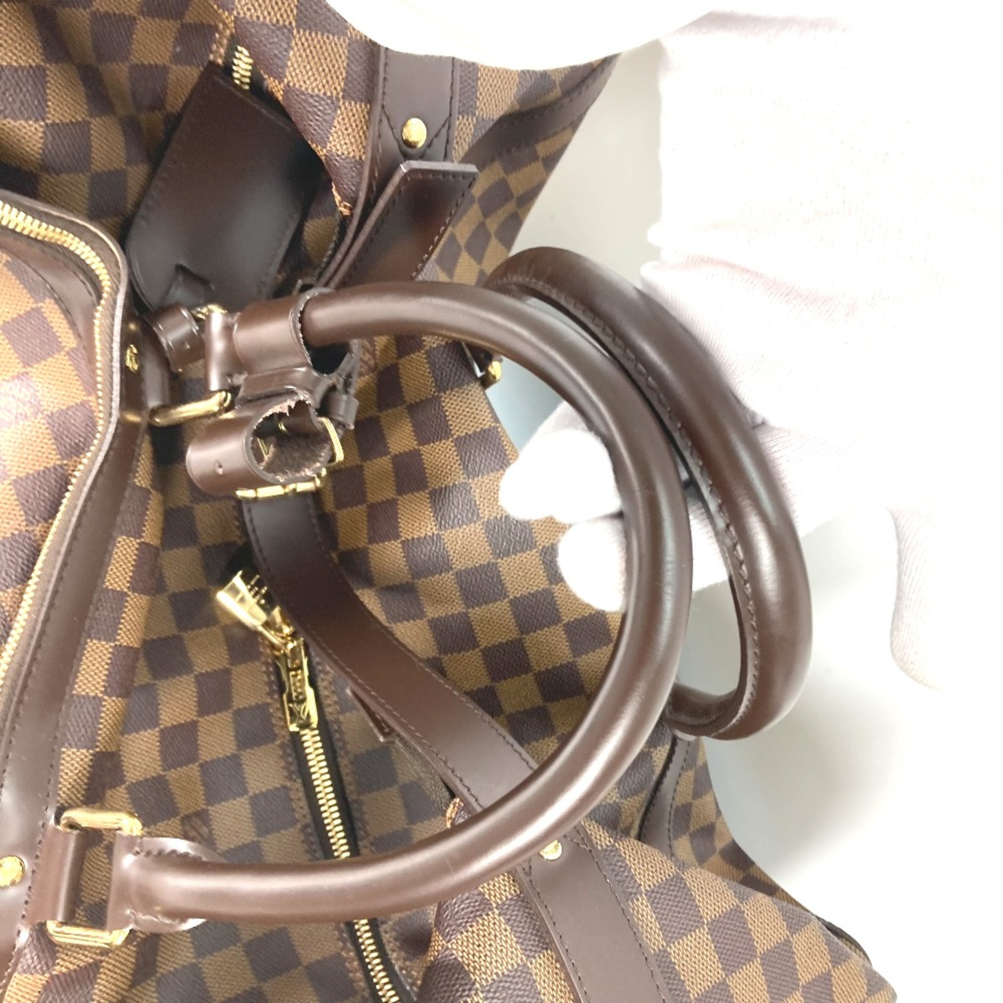 Louis Vuitton N23204 suitcase travel bag travel bag bag boston ini Carry Bag Ebene Brown