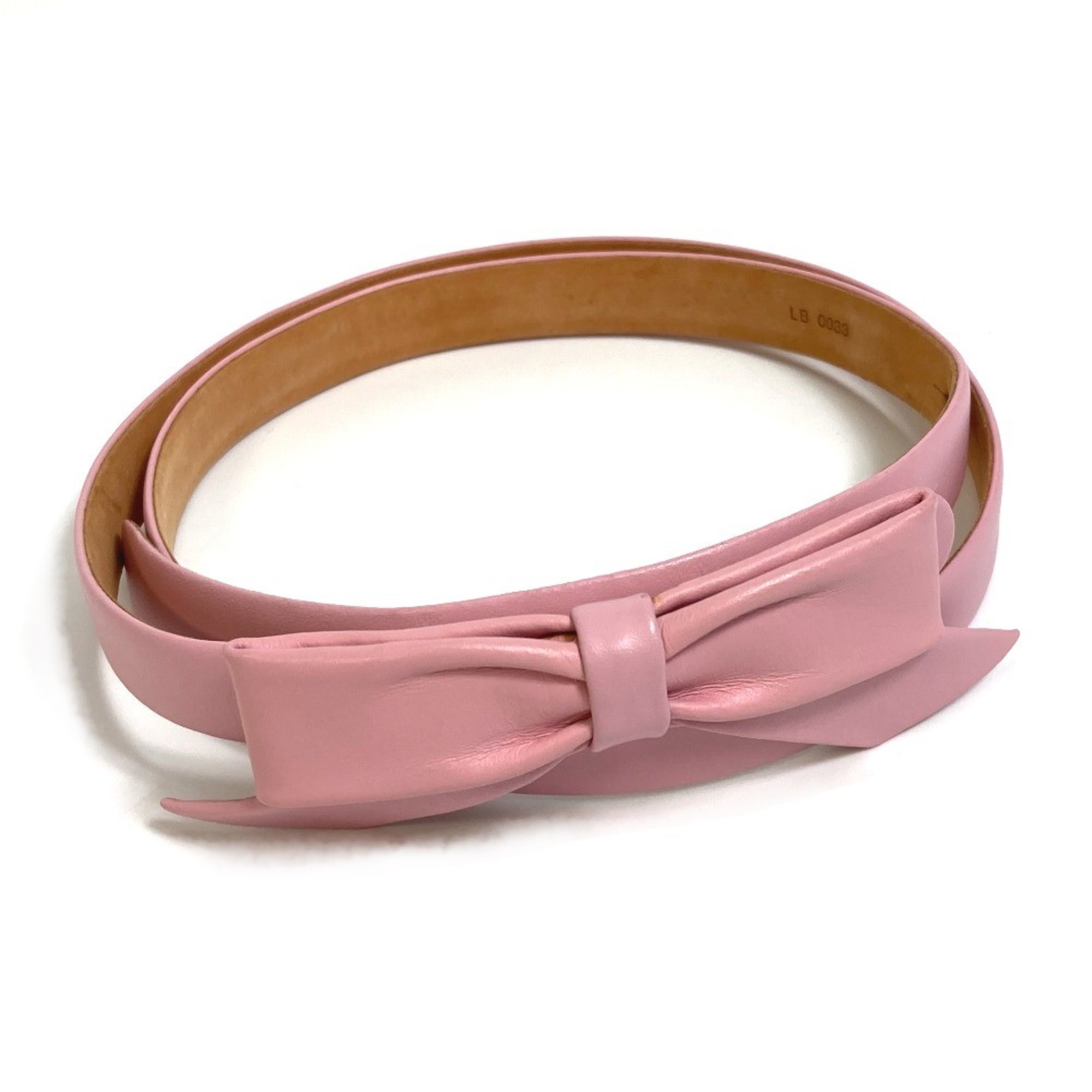 Louis Vuitton Fashion Accessories Thin belt belt pink