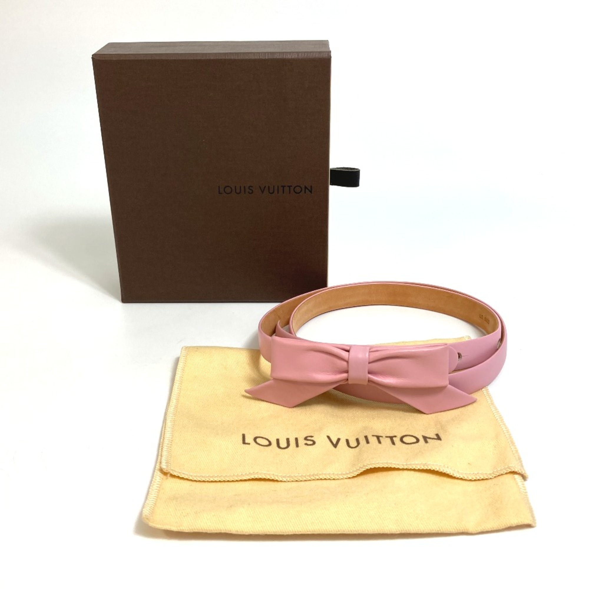 Louis Vuitton Fashion Accessories Thin belt belt pink