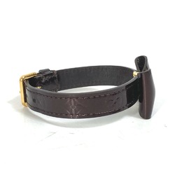 Louis Vuitton M6617F MonogramVernis ribbon accessories Bracelet Amarante purple