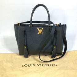 Louis Vuitton M54569 Bag 2WAY Tote Bag Black GoldHardware