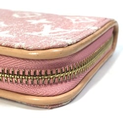 Louis Vuitton M81182 MonogramDenim Long Wallet pink