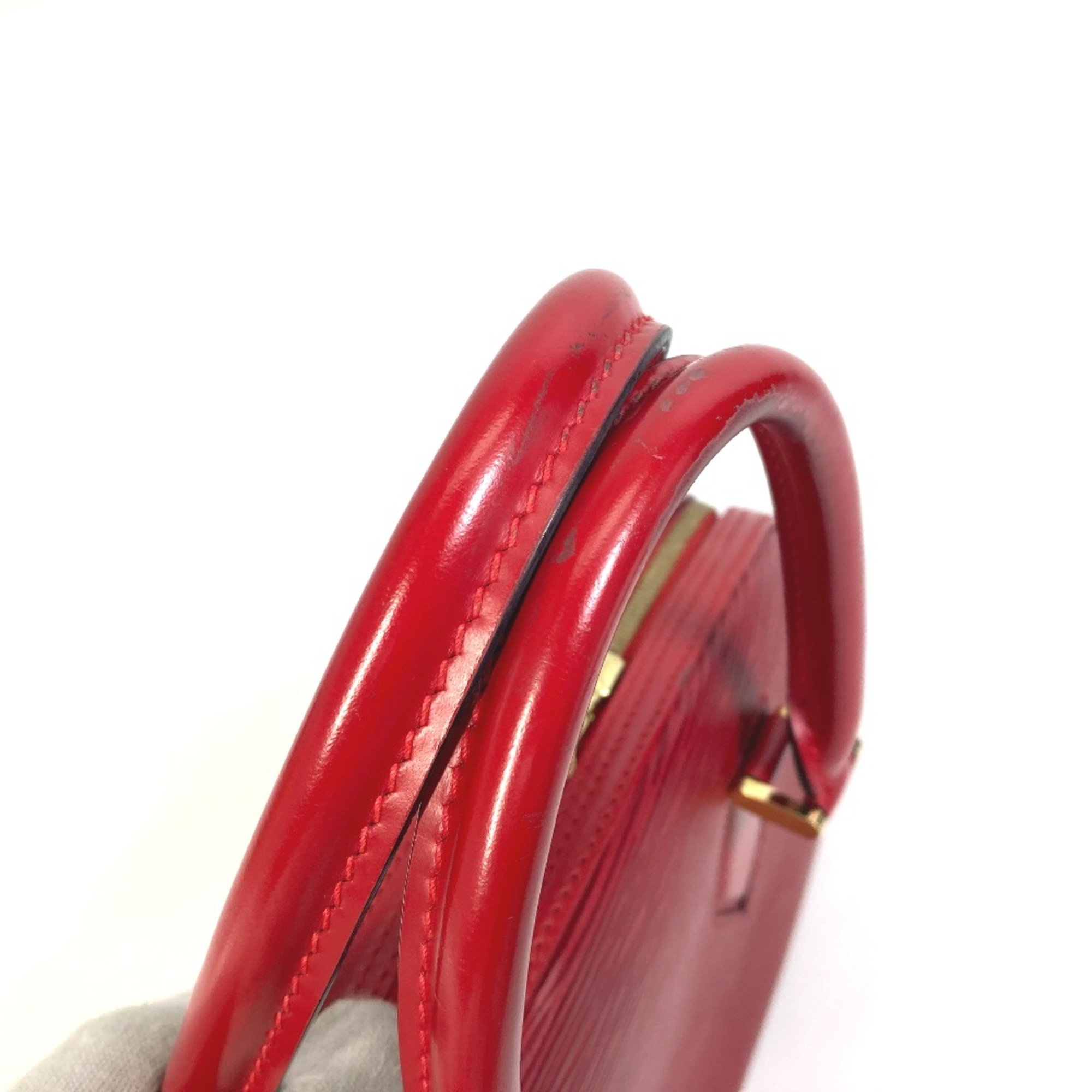 Louis Vuitton M52087 Epi Jasmine Bag Mini Duffle Bag Handbag Hand Bag Castilian red Red