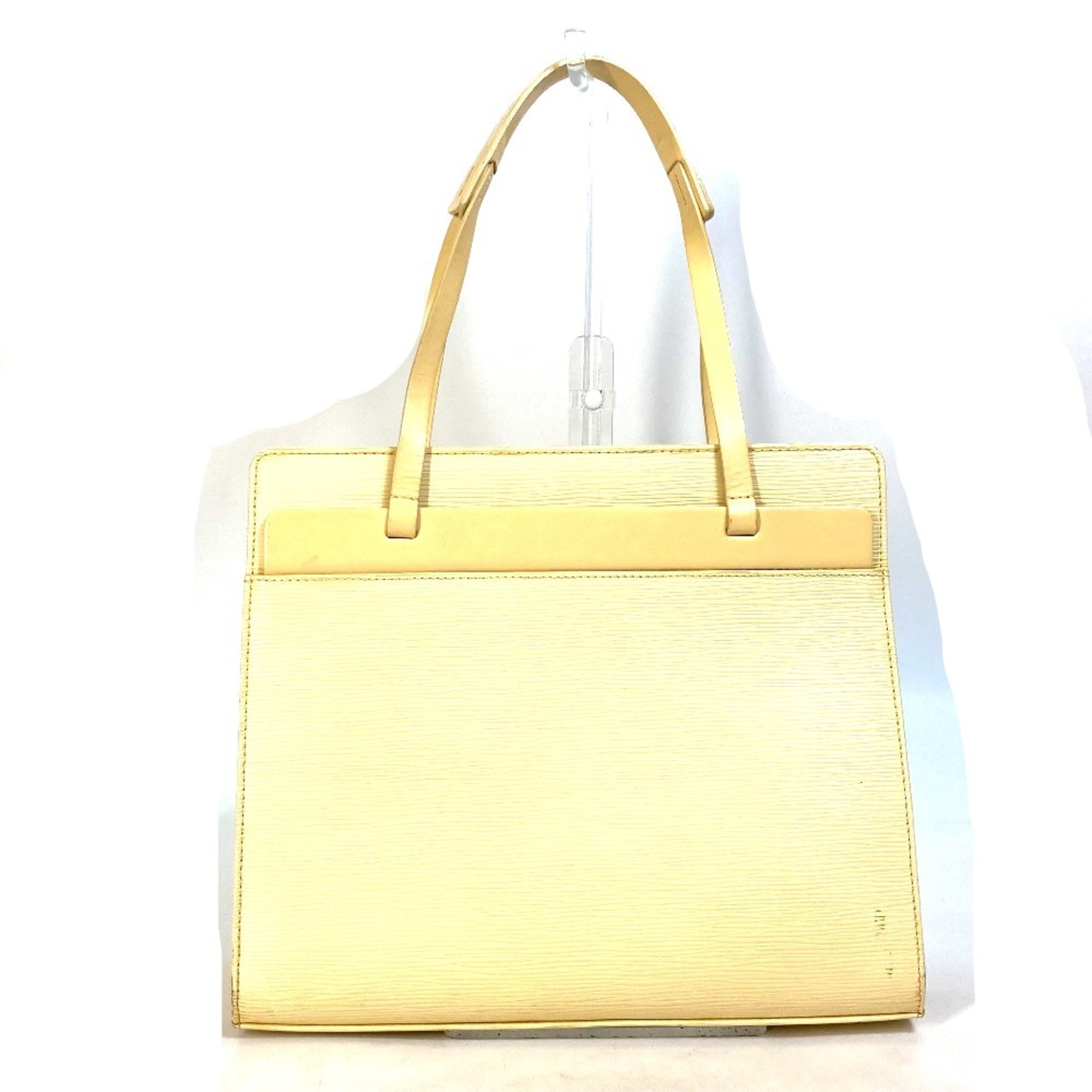 Louis Vuitton M5249A Epi Bag Tote Bag shawl Shoulder Bag Vanille yellow