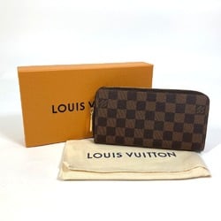 Louis Vuitton N60046 Damier Zip Around Long Wallet Rose valerine Brown