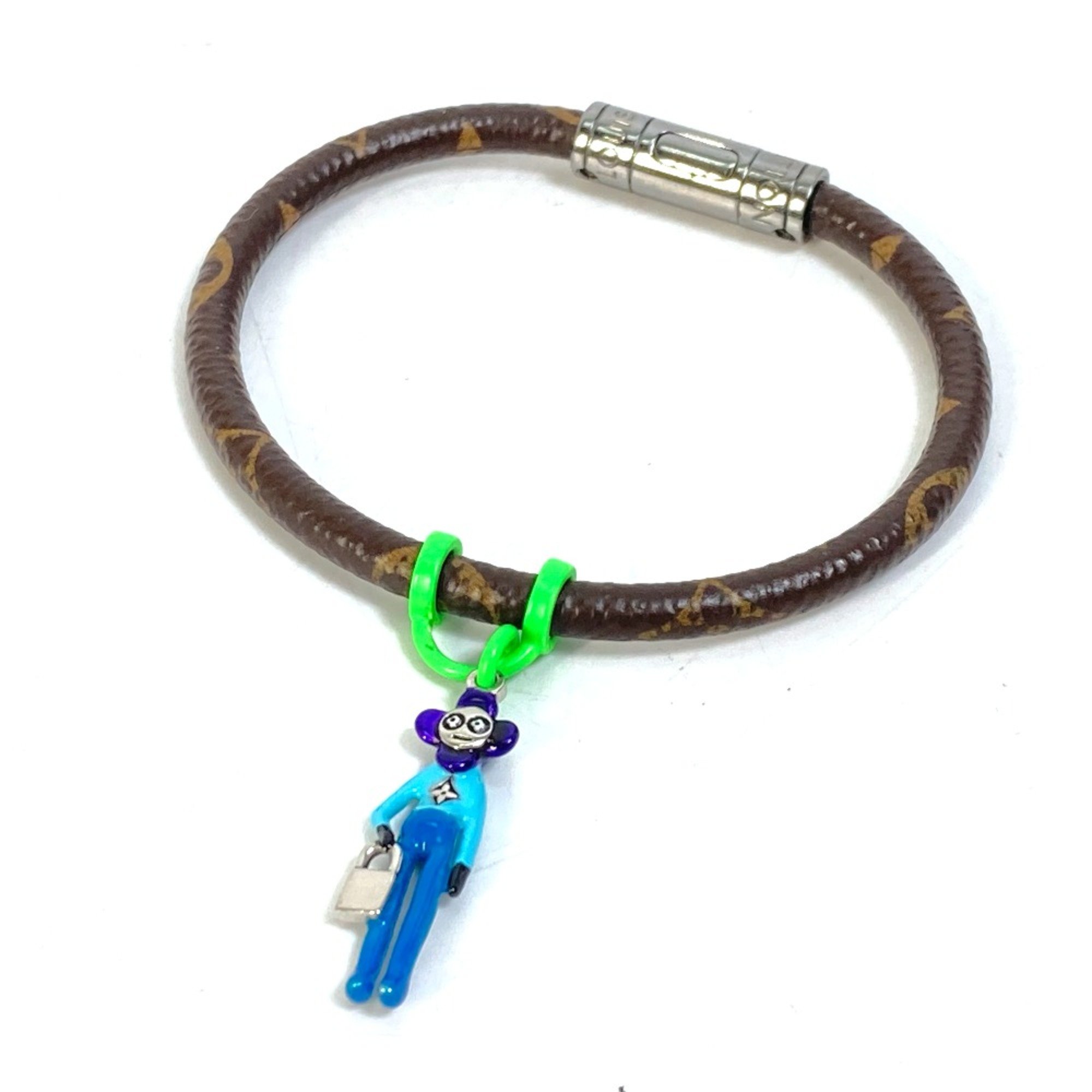 Louis Vuitton MP287 Monogram Mascot Virgil Abloh Bracelet Brown