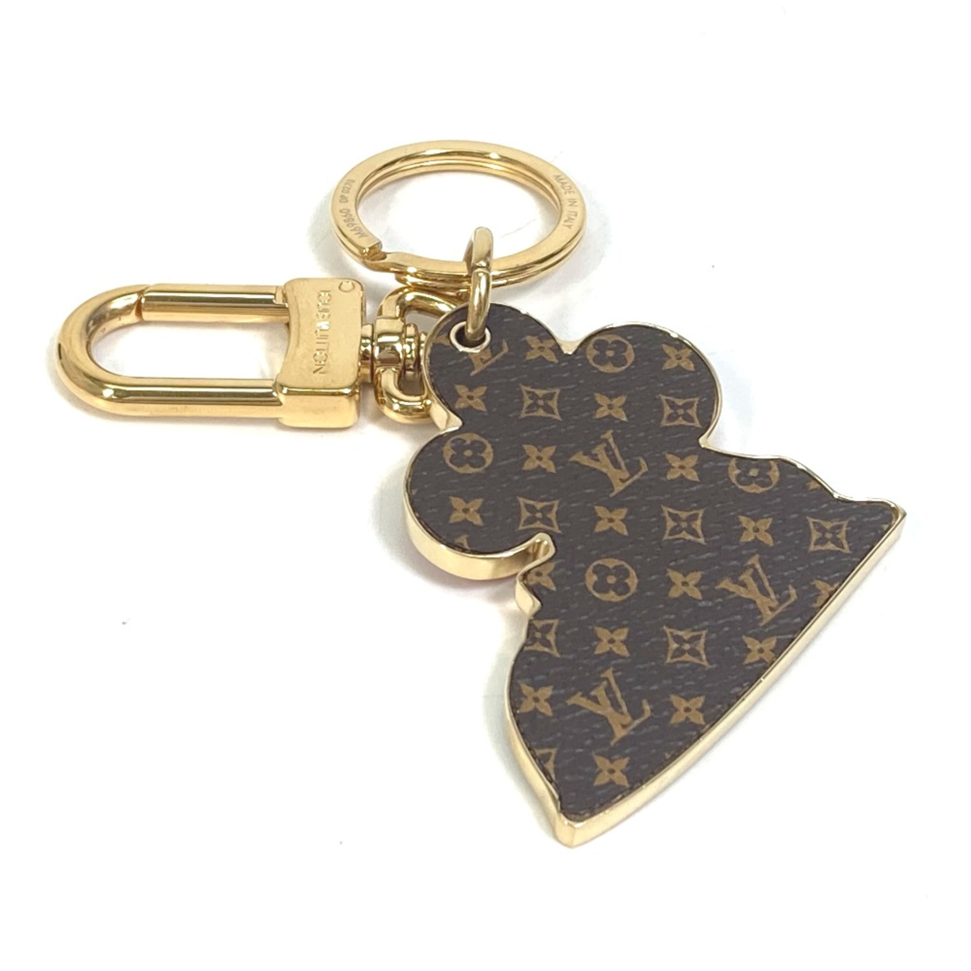 Louis Vuitton M69860 Porte Cles-Charm Vivienne Bag Key Holder Bag Charm Gold