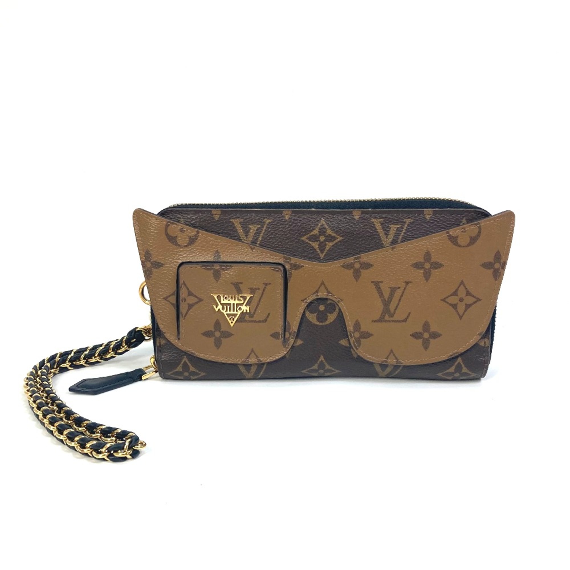 Louis Vuitton M68796 Monogram reverse Long Wallet Brown