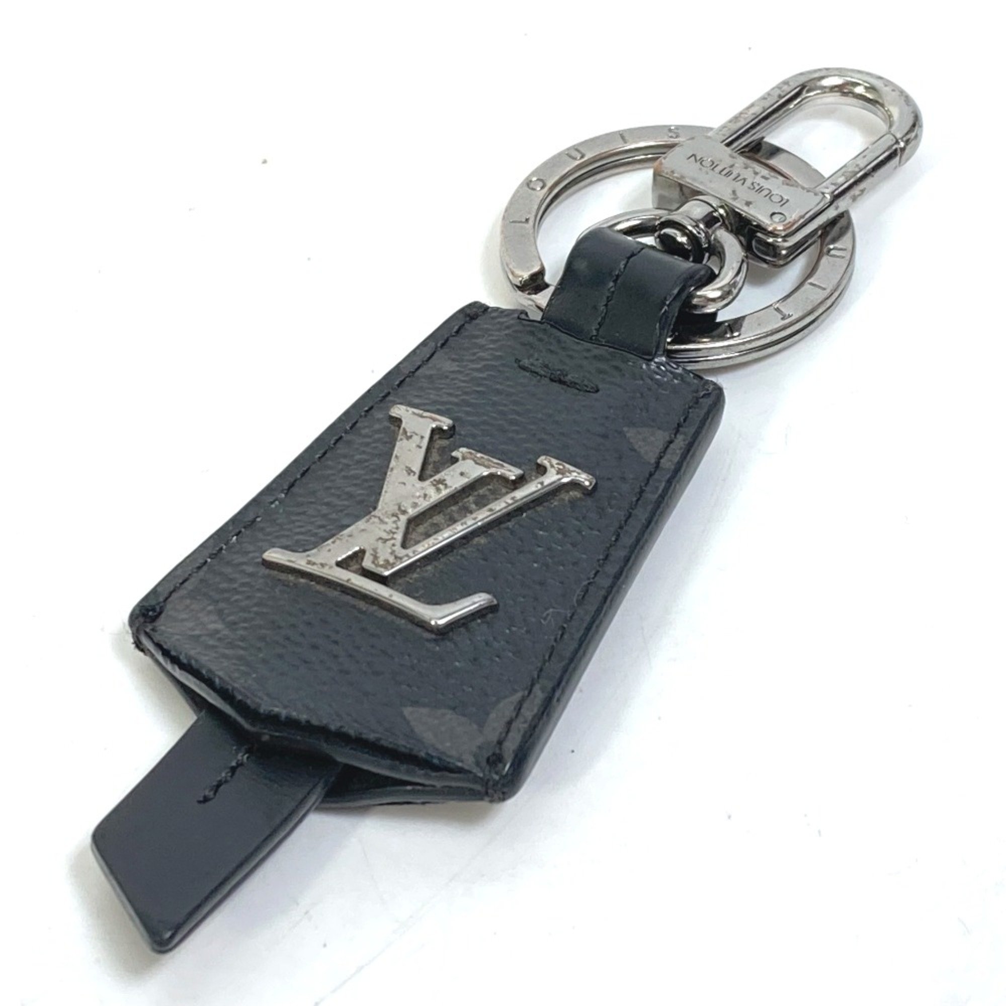 Louis Vuitton M63620 MonogramEclipse Bag Charm Key Holder Black