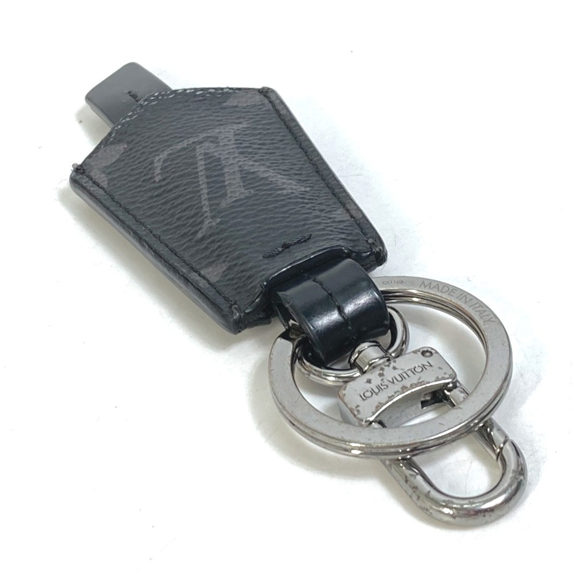 Louis Vuitton M63620 MonogramEclipse Bag Charm Key Holder Black