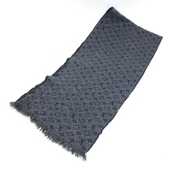 Louis Vuitton M78526 Monogram Fringe Stole /Shawl Scarf gray