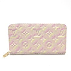 Louis Vuitton M81299 MonogramEmpreinte Zippy Wallet Long Wallet Light pink pink