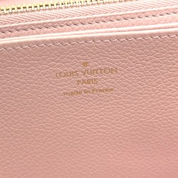 Louis Vuitton M81299 MonogramEmpreinte Zippy Wallet Long Wallet Light pink pink