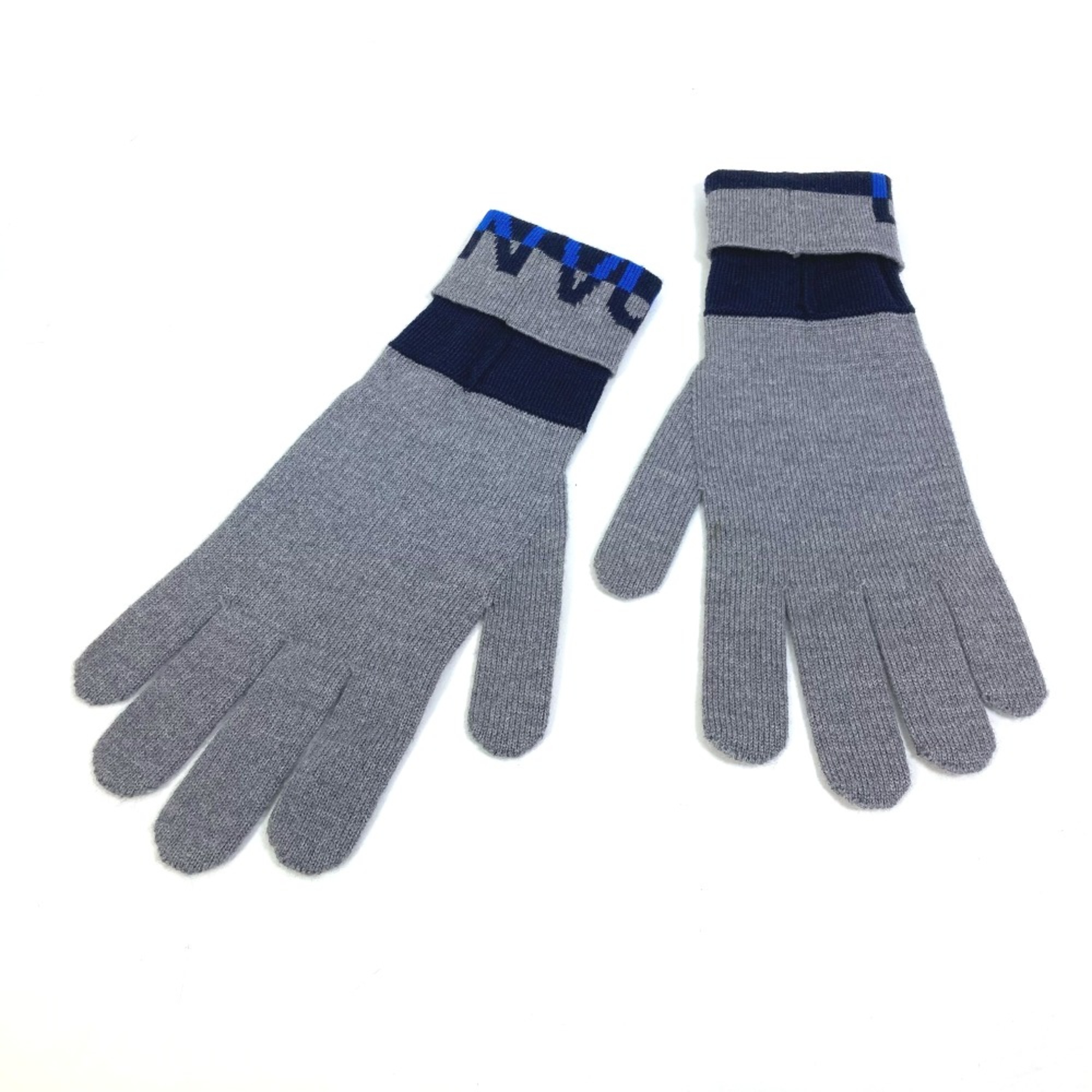 Louis Vuitton M71247 gloves Glove gray blue