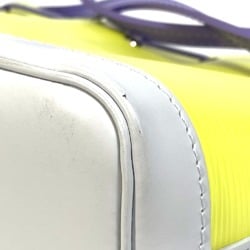 Louis Vuitton M42501 mini Epi bag Bag Tricolor Pochette Crossbody Shoulder Bag yellow Purple/White