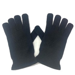 Louis Vuitton glitter gloves gloves Black