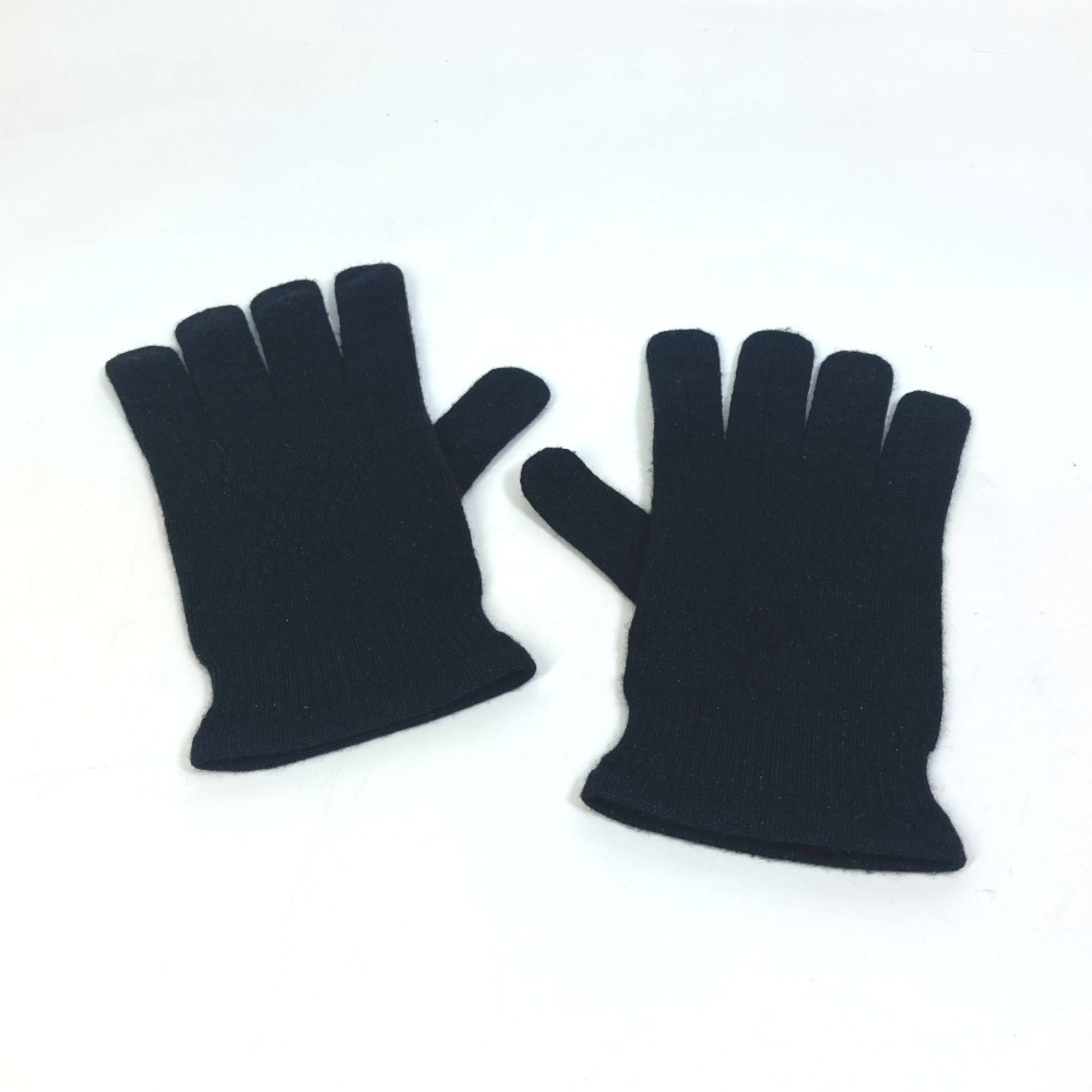 Louis Vuitton glitter gloves gloves Black