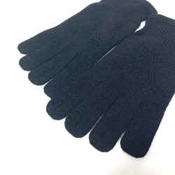 Louis Vuitton glitter gloves gloves Black