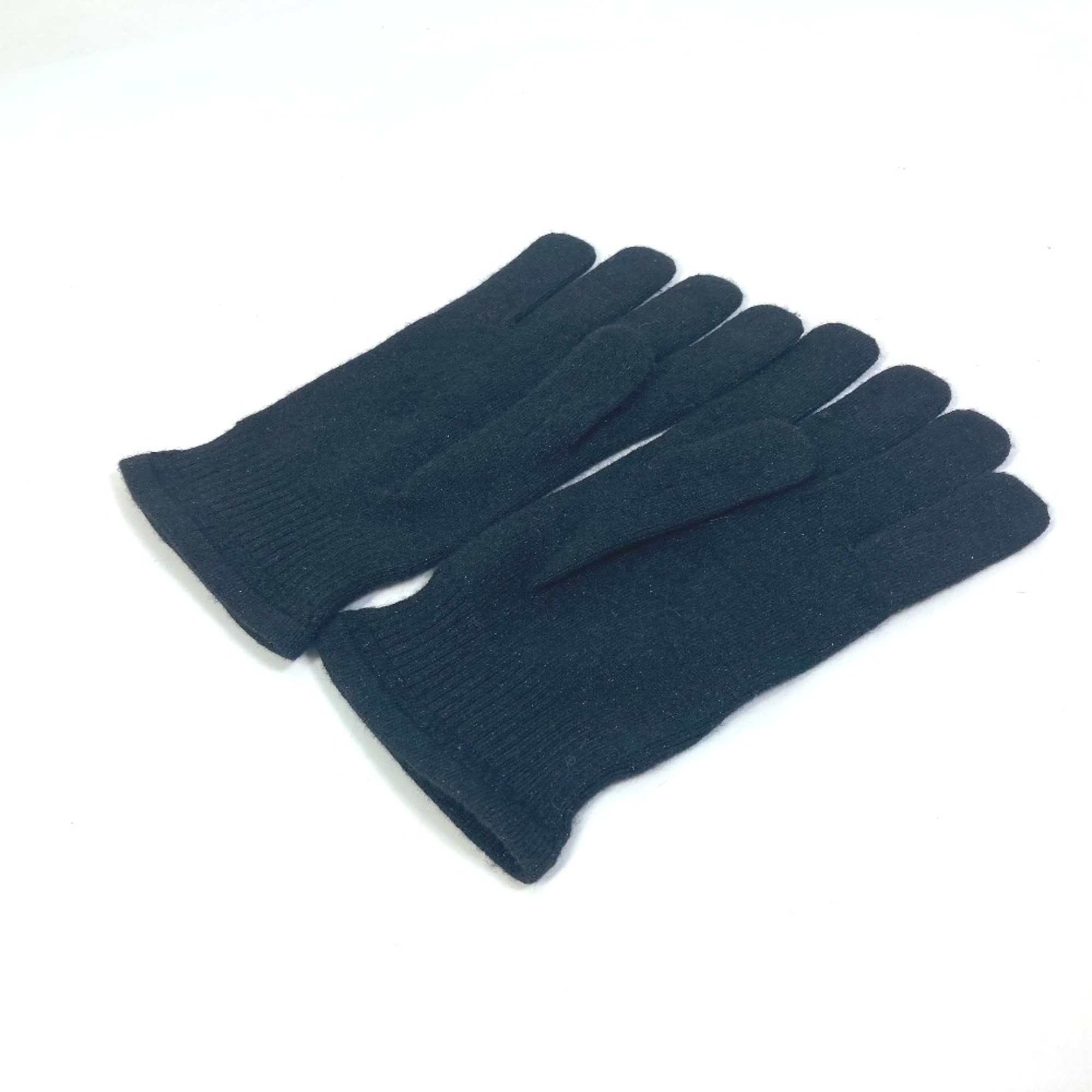 Louis Vuitton glitter gloves gloves Black