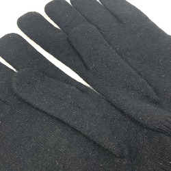 Louis Vuitton glitter gloves gloves Black