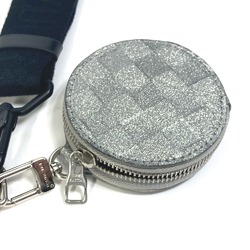 Louis Vuitton M59682 damier glitter bag coin purse pouch Crossbody Shoulder Bag Silver Black