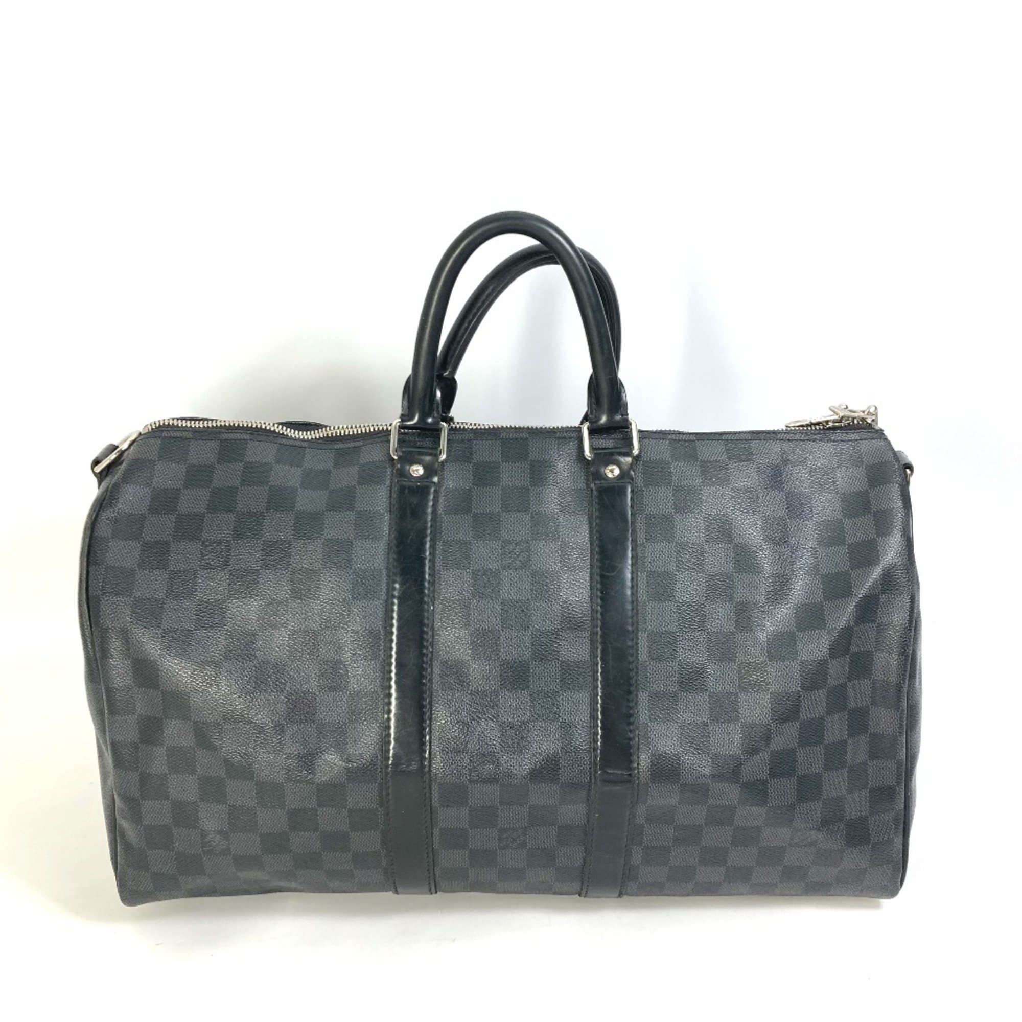 Louis Vuitton N41418 Damier Graphite bag travel bag Duffle Bag Black