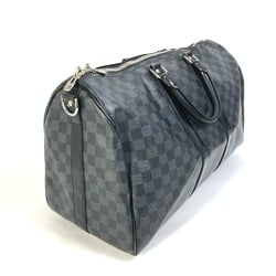 Louis Vuitton N41418 Damier Graphite bag travel bag Duffle Bag Black