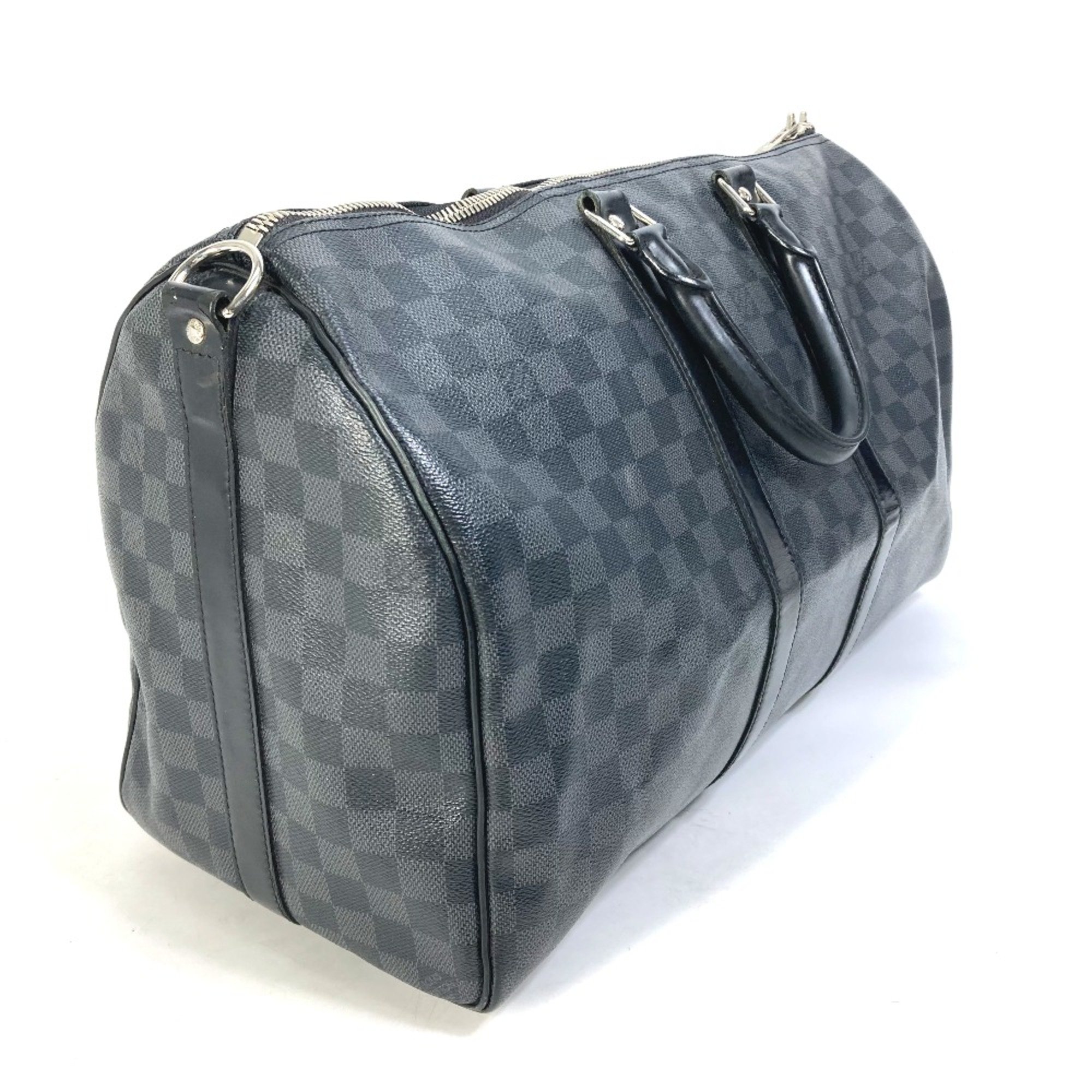 Louis Vuitton N41418 Damier Graphite bag travel bag Duffle Bag Black