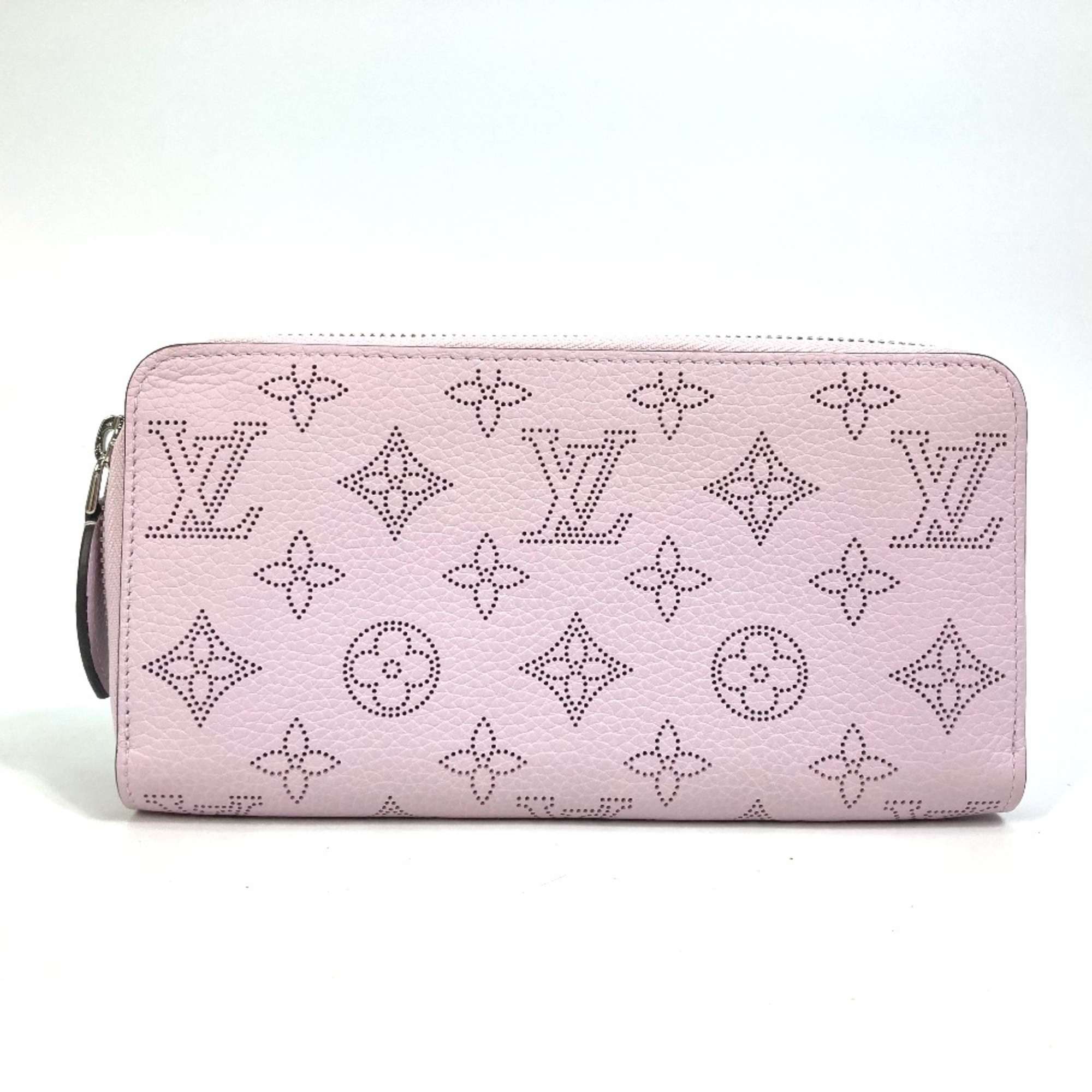 Louis Vuitton M81426 MonogramMahina Zip Around Long Wallet Guimauve purple