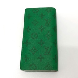 Louis Vuitton M80801 Monogram Everyday LV Bifold Long Wallet Green SilverHardware