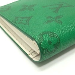 Louis Vuitton M80801 Monogram Everyday LV Bifold Long Wallet Green SilverHardware