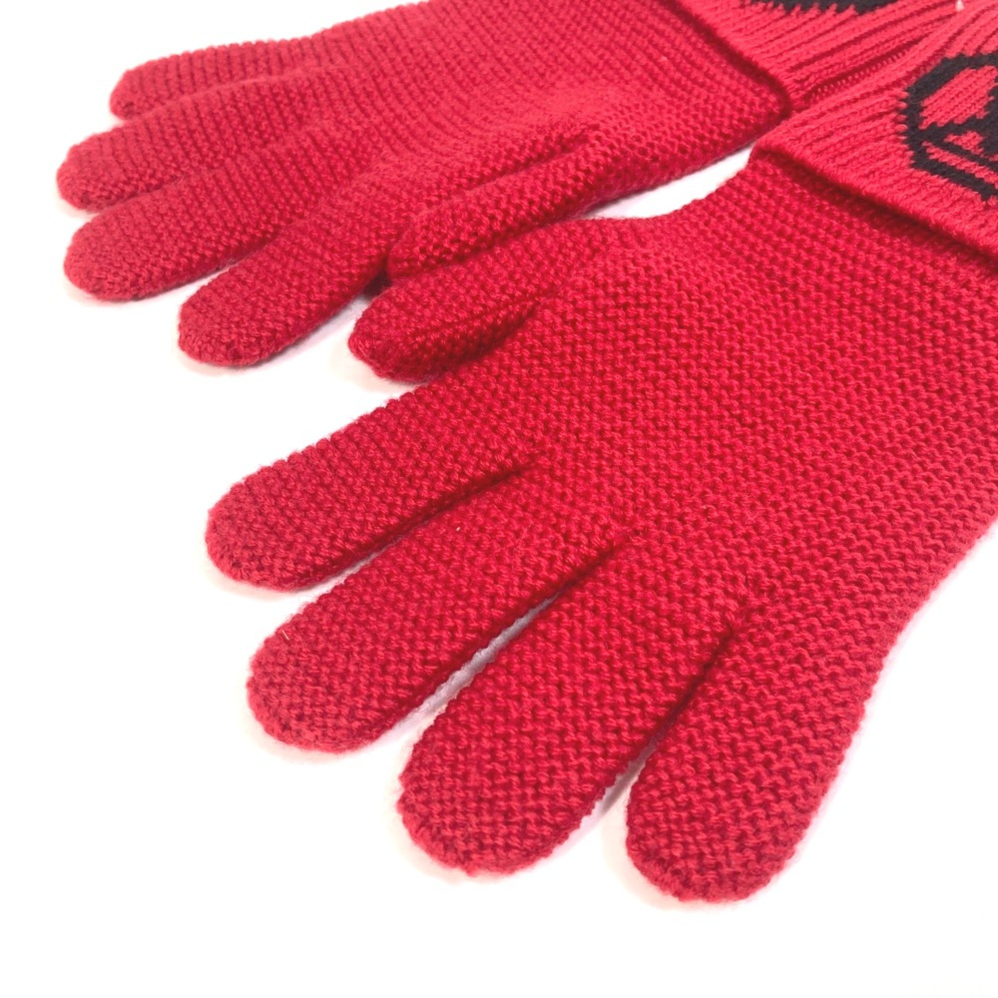 Louis Vuitton M58359 Glove gloves Red Black