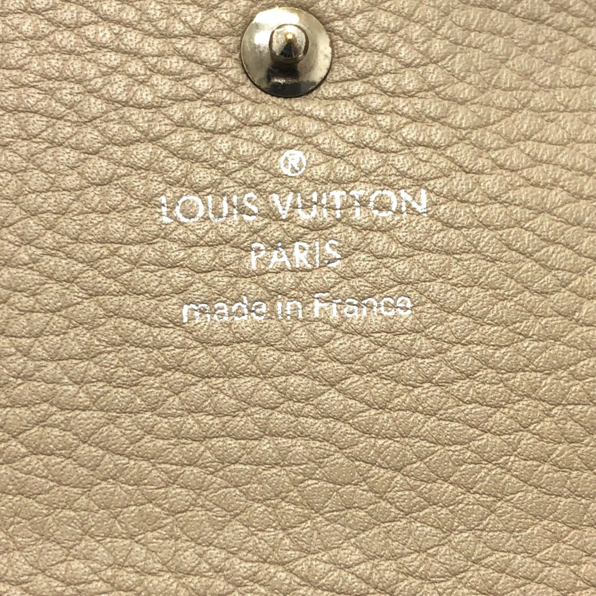 Louis Vuitton M60144 Wallet Folded wallet Galet Beige SilverHardware