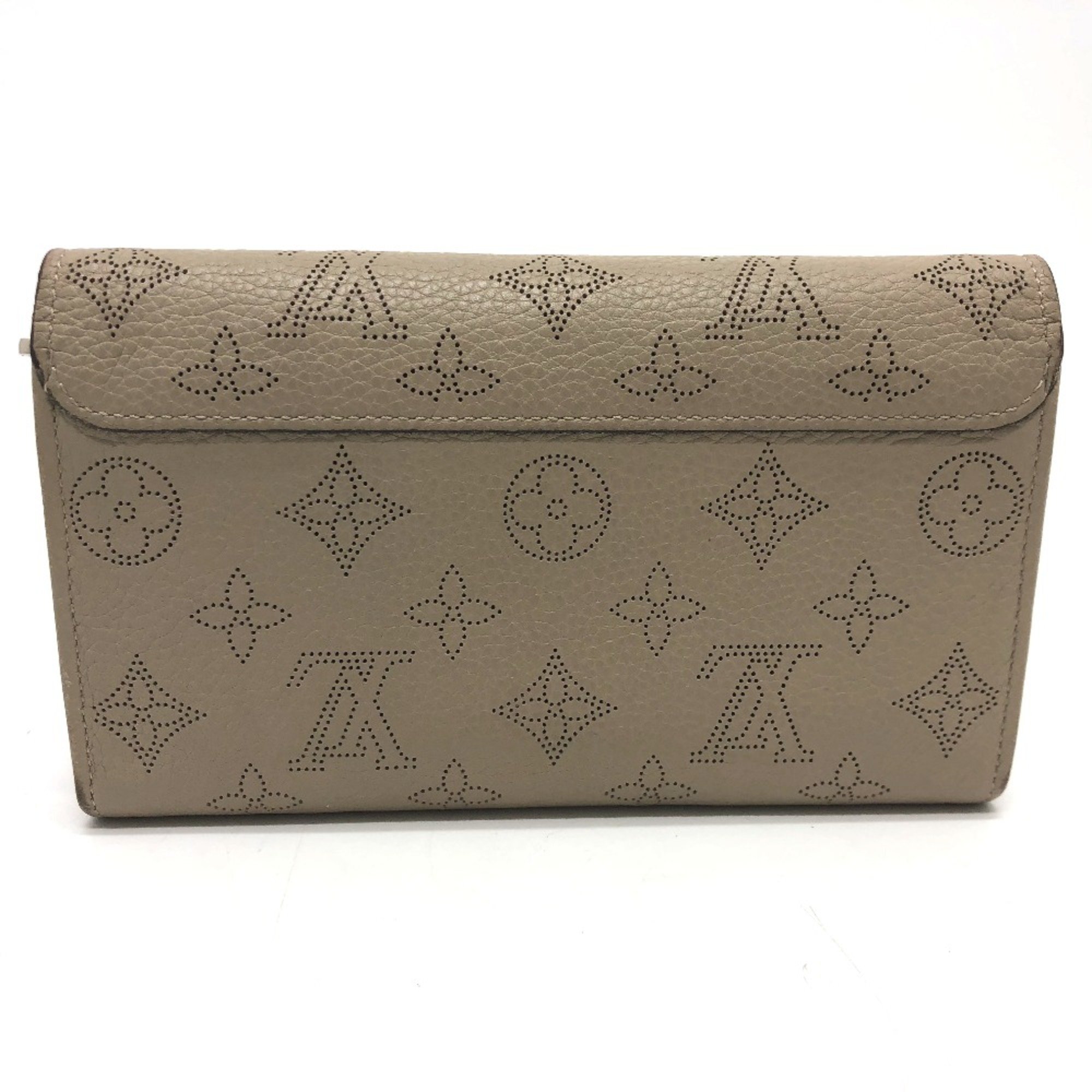 Louis Vuitton M60144 Wallet Folded wallet Galet Beige SilverHardware