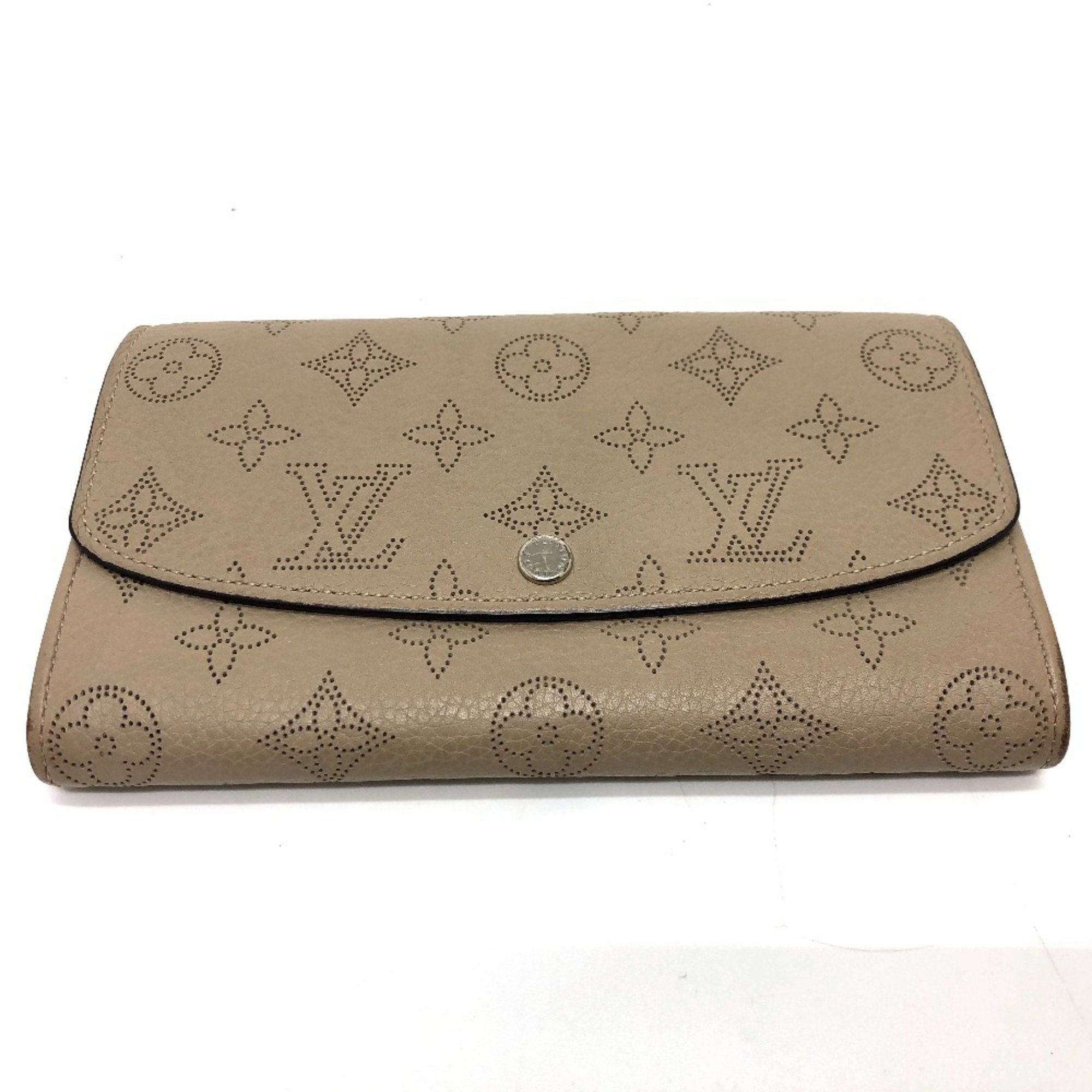 Louis Vuitton M60144 Wallet Folded wallet Galet Beige SilverHardware