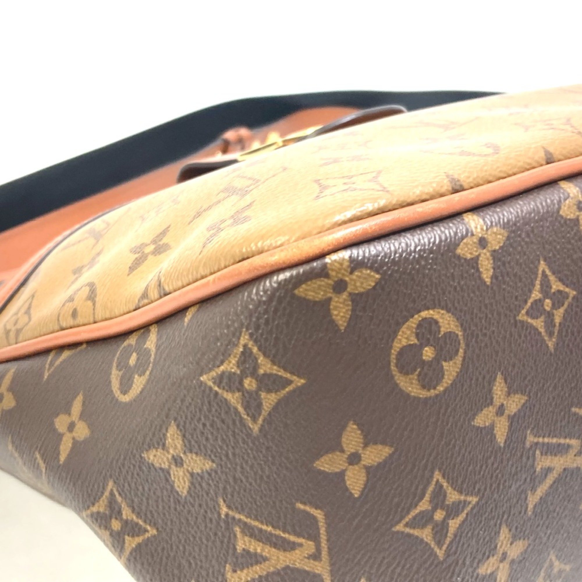 Louis Vuitton M45194 Monogram reverse bag shawl Shoulder Bag Brown